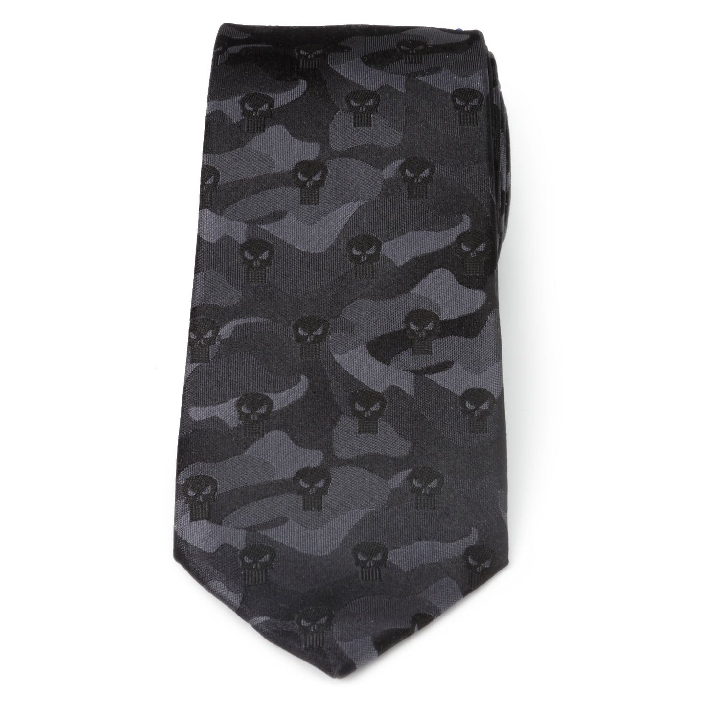Marvel The Punisher Camo Black Silk Men's Tie