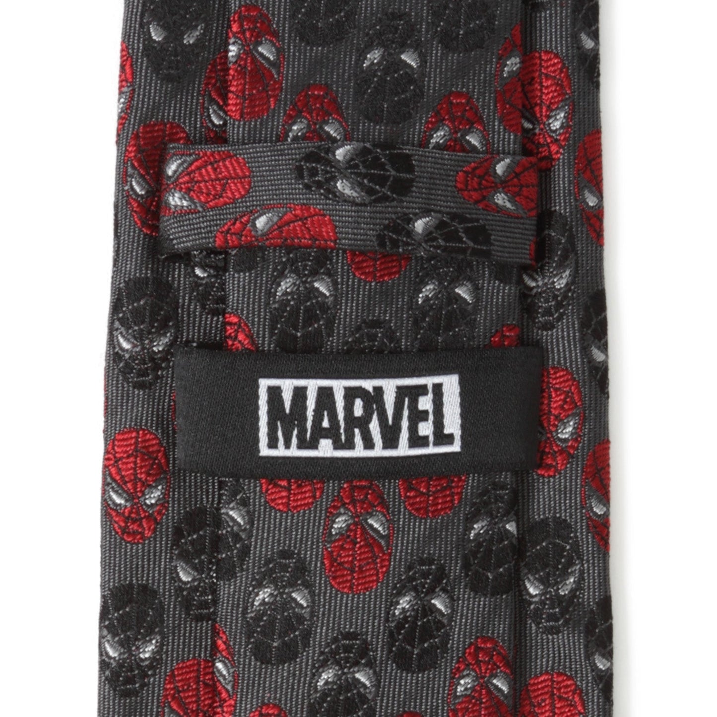 Marvel Spider-Man Chevron Red Black Men's Tie