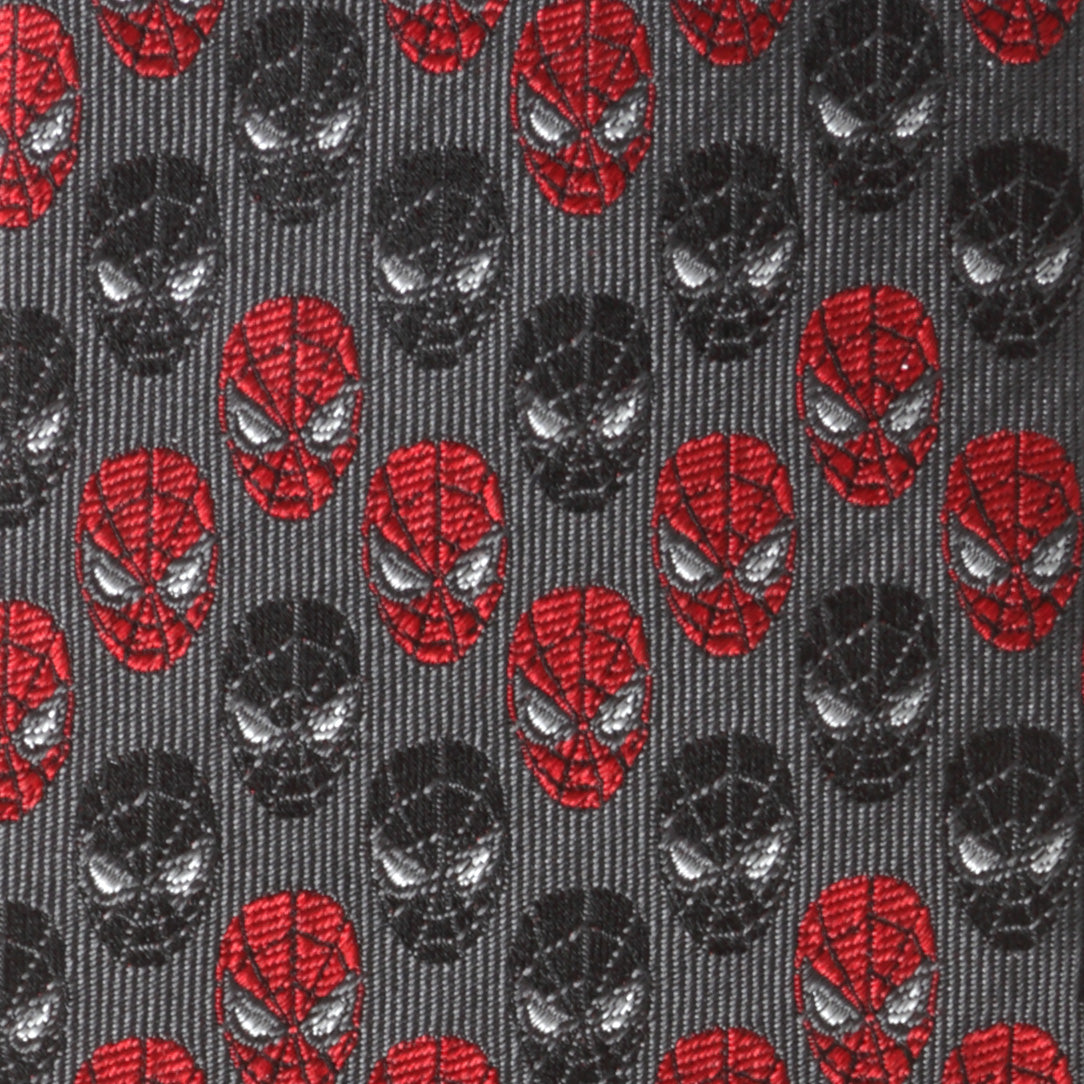 Marvel Spider-Man Chevron Red Black Men's Tie