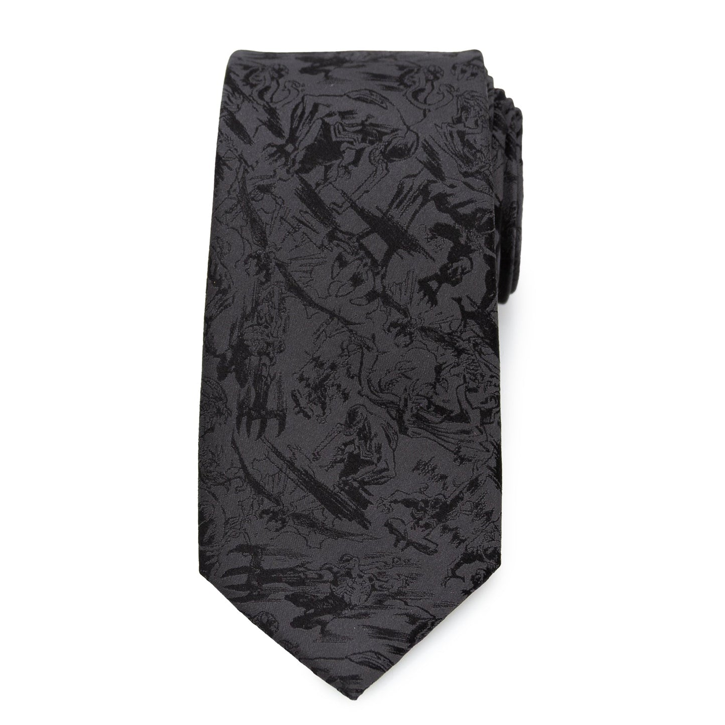 Venom Dark Gray Action Men's Tie
