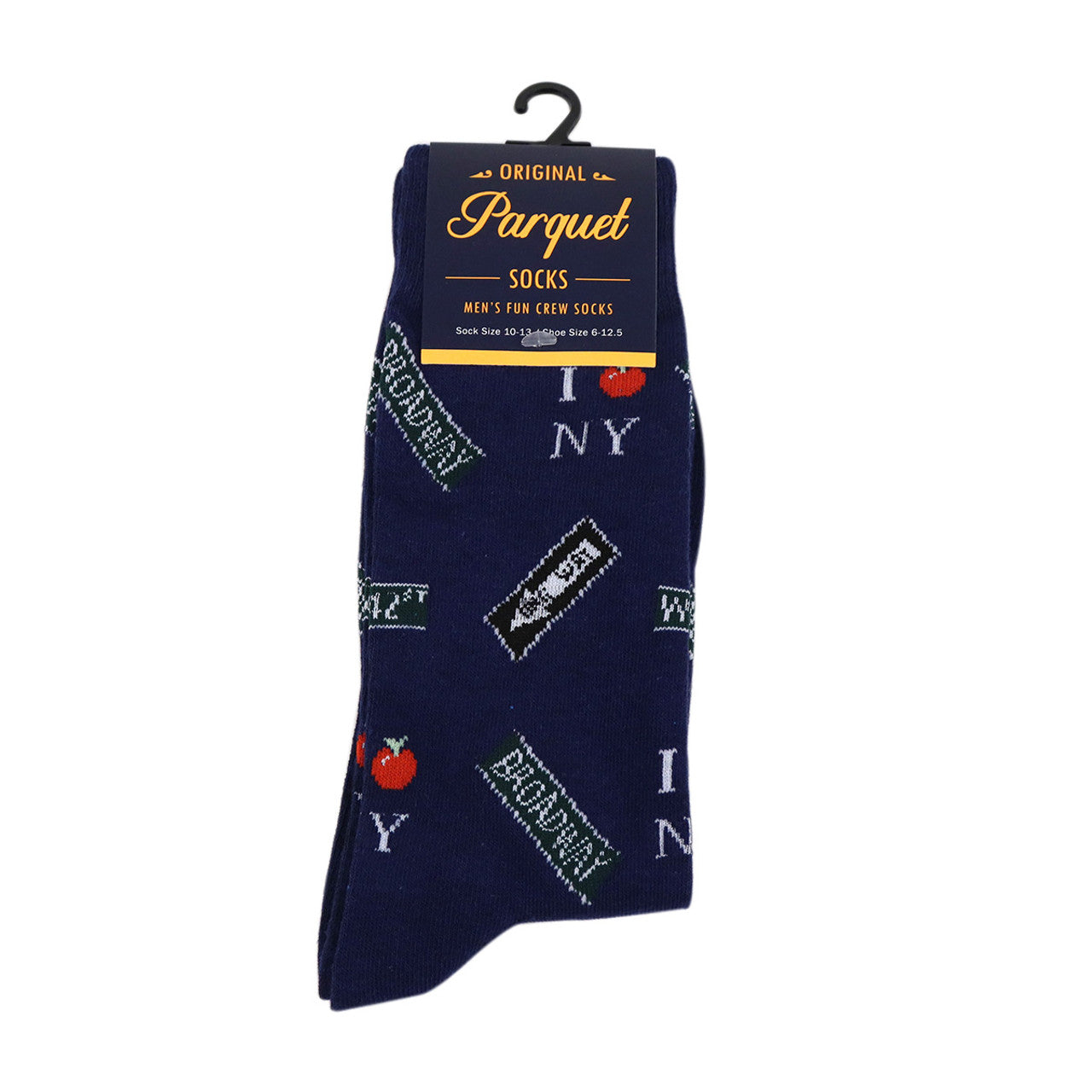 Mens Novelty Socks New York City Landmark Socks Big Apple Broadway NYC Socks