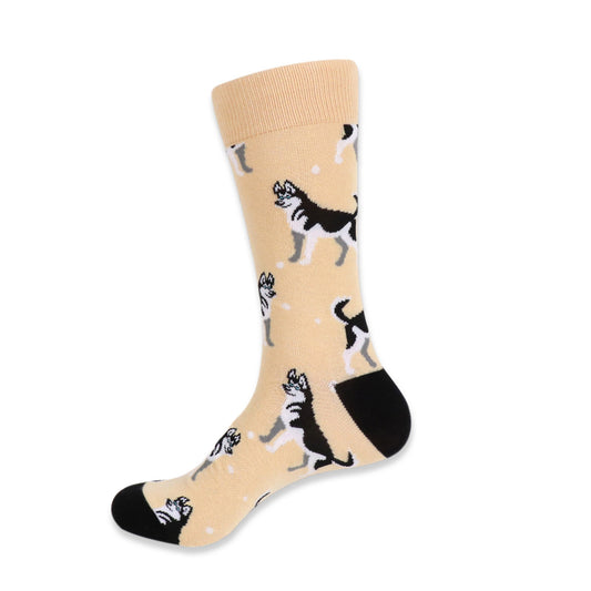 Siberian Husky Dog Socks Dog Novelty Socks Dog Lovers Socks Mans Best Friend Great Gift for Dog Owners
