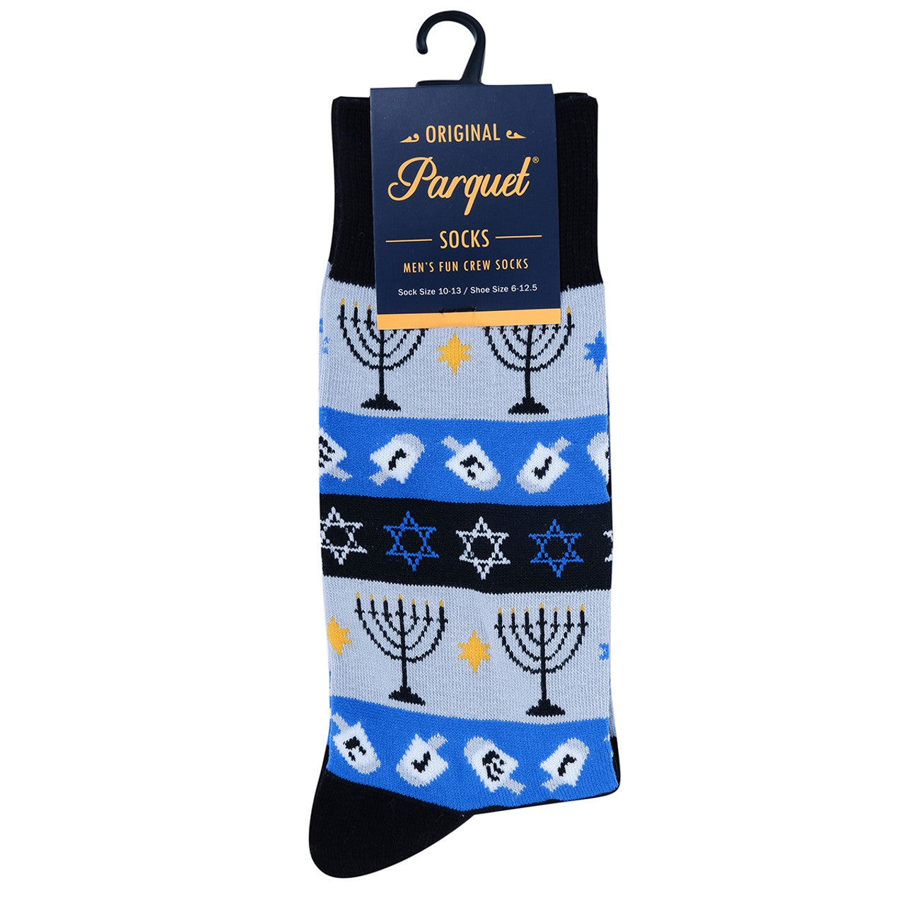 Men's Blue Hanukkah Novelty Socks Gift for Dad Gift Hanukkah Celebration Hanukkah Clothes Jewish Socks Star of David