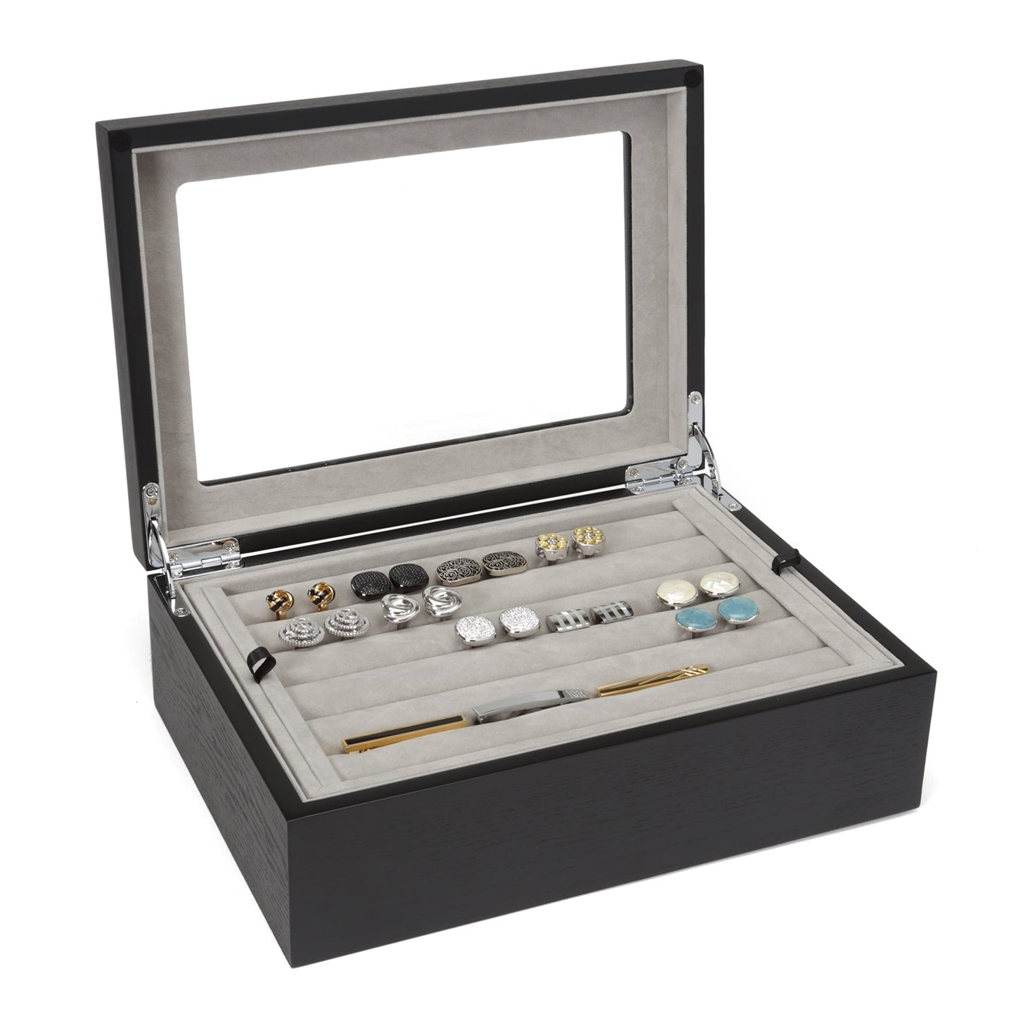 Onyx Cufflinks Collector's Case - 72 pairs