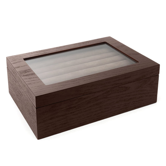 Espresso Cufflinks Collector's Case - 72 pairs