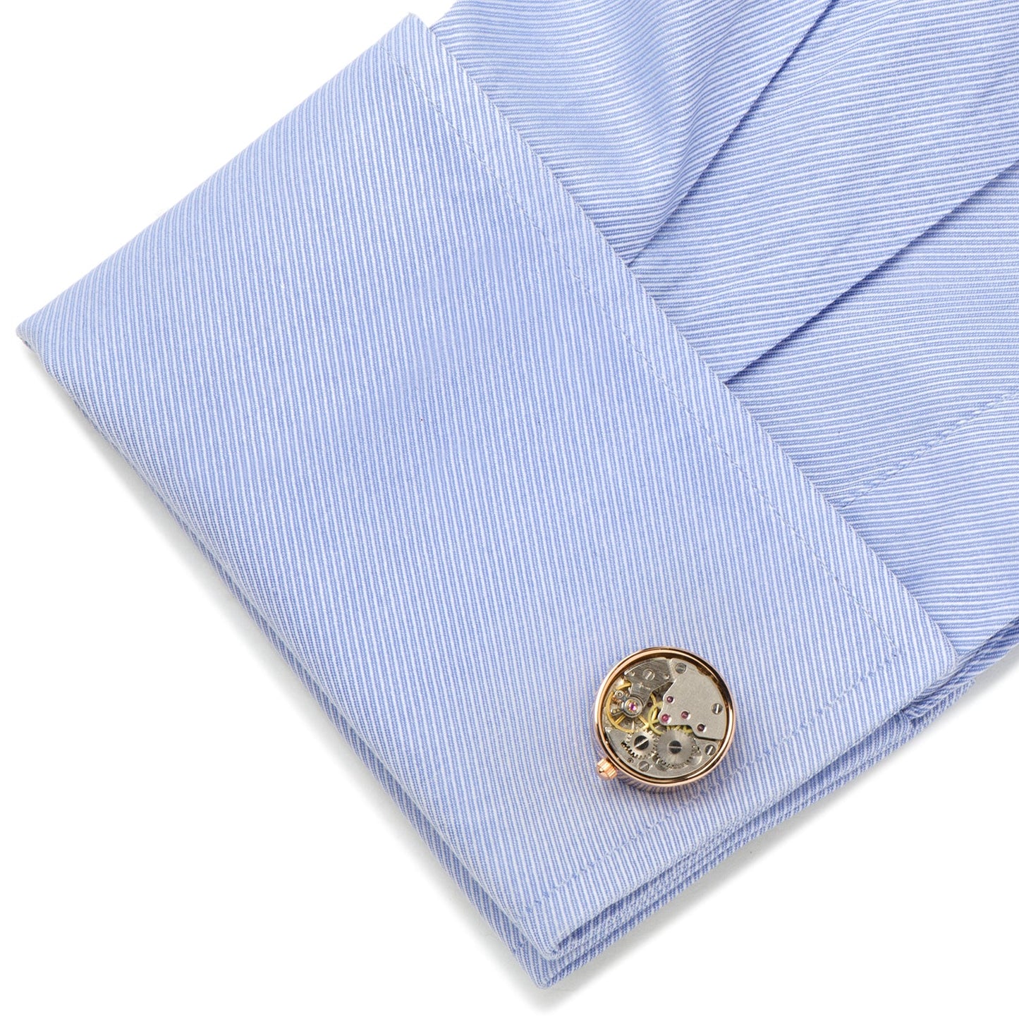 Rose Gold Watch Movement Cufflinks