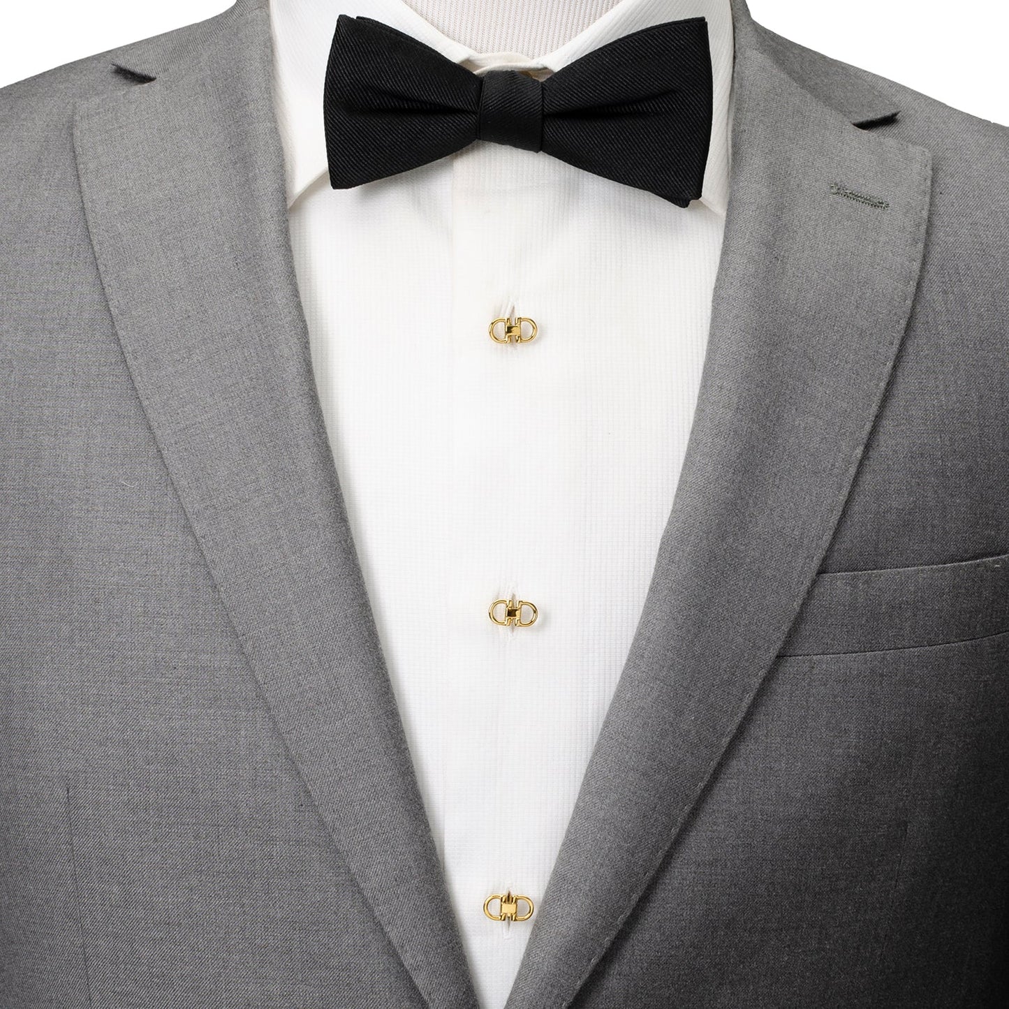 Horse Bit Gold Stainless Steel 5-Stud Set