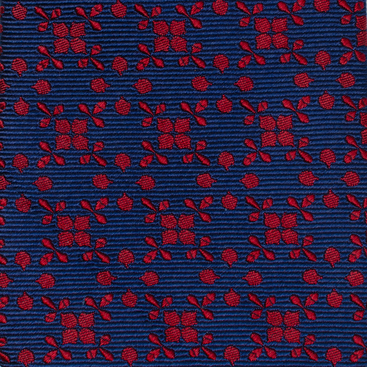 Navy/Red Patterned Men's Tie