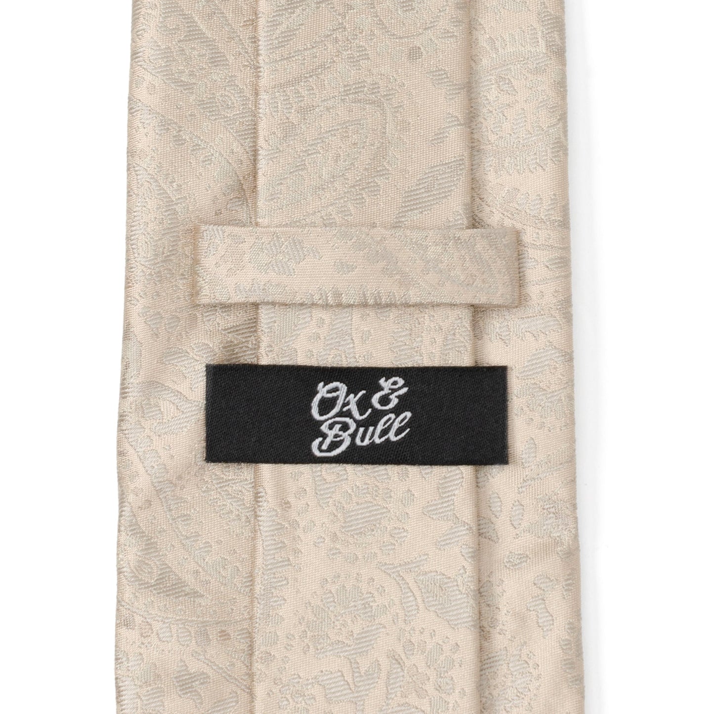 Champagne Paisley Men's Tie