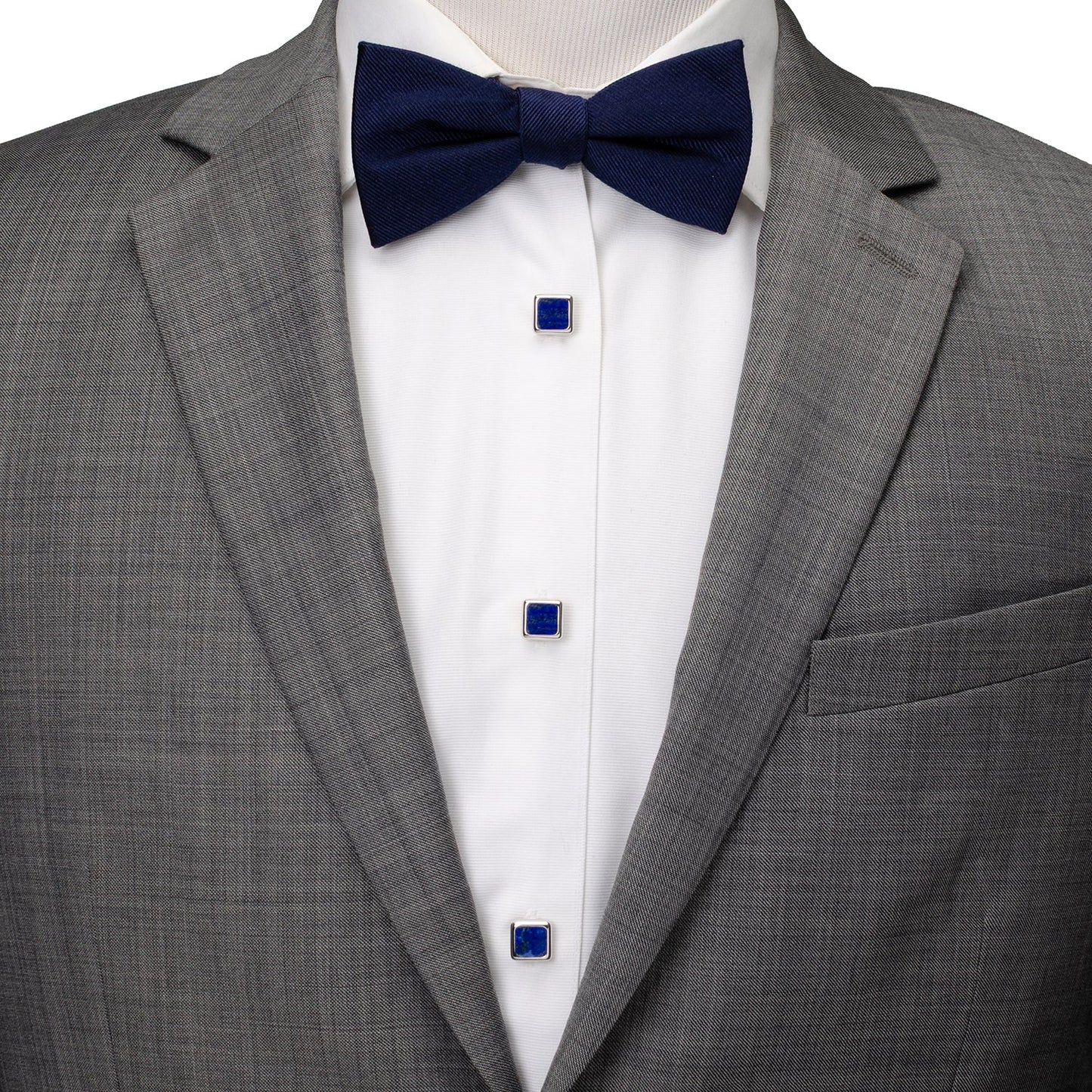 Sterling Silver and Lapis JFK Presidential Studs