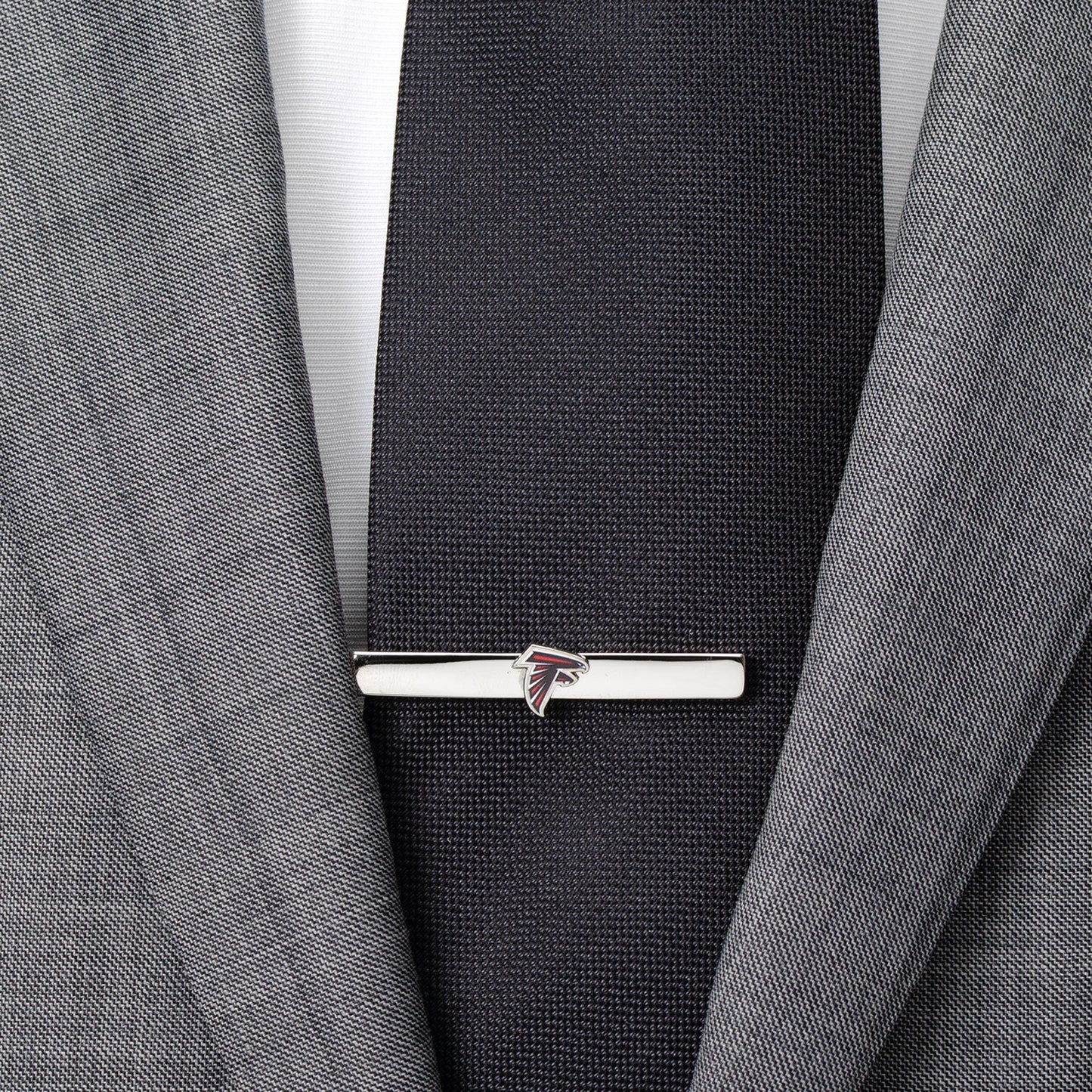 Atlanta Falcons silver tie clip – official NFL men’s accessory