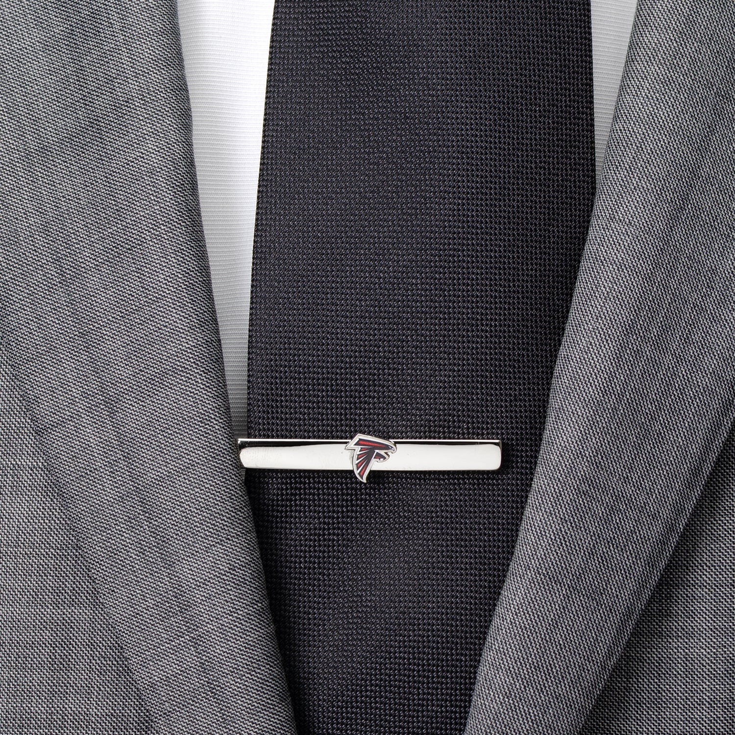 Atlanta Falcons silver tie clip – official NFL men’s accessory