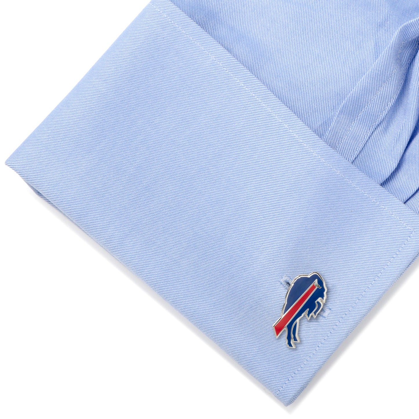 Light blue shirt with a logo on a white background Buffalo Bills NFL 