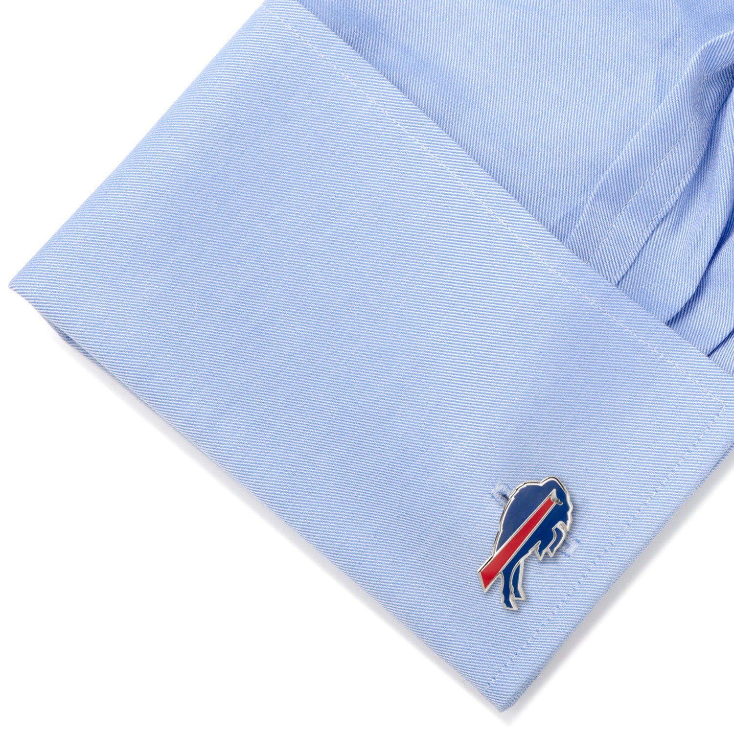 Light blue shirt with a logo on a white background Buffalo Bills NFL 