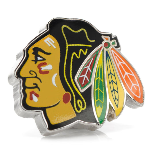 Blackhawks logo on a white background