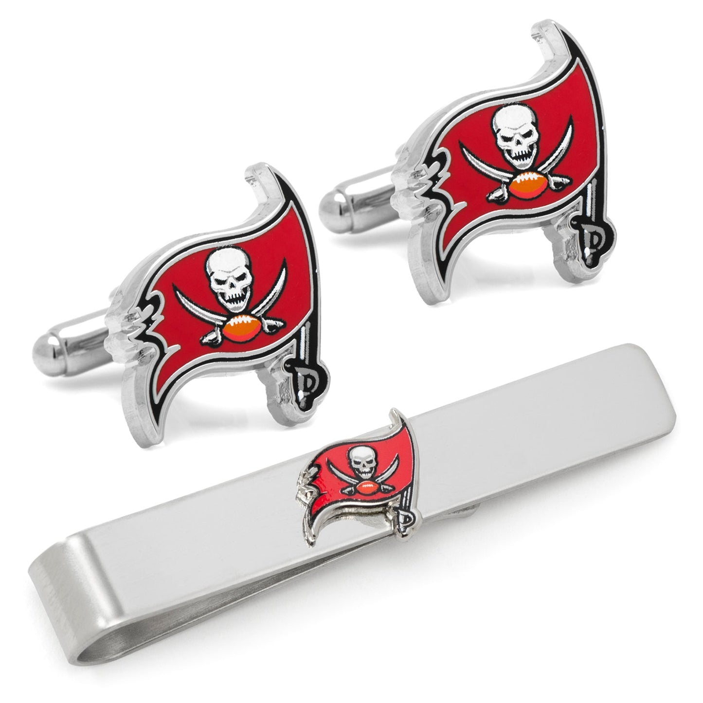 NFL Tampa Bay Buccaneers Cufflinks and Tie Bar Gift Set