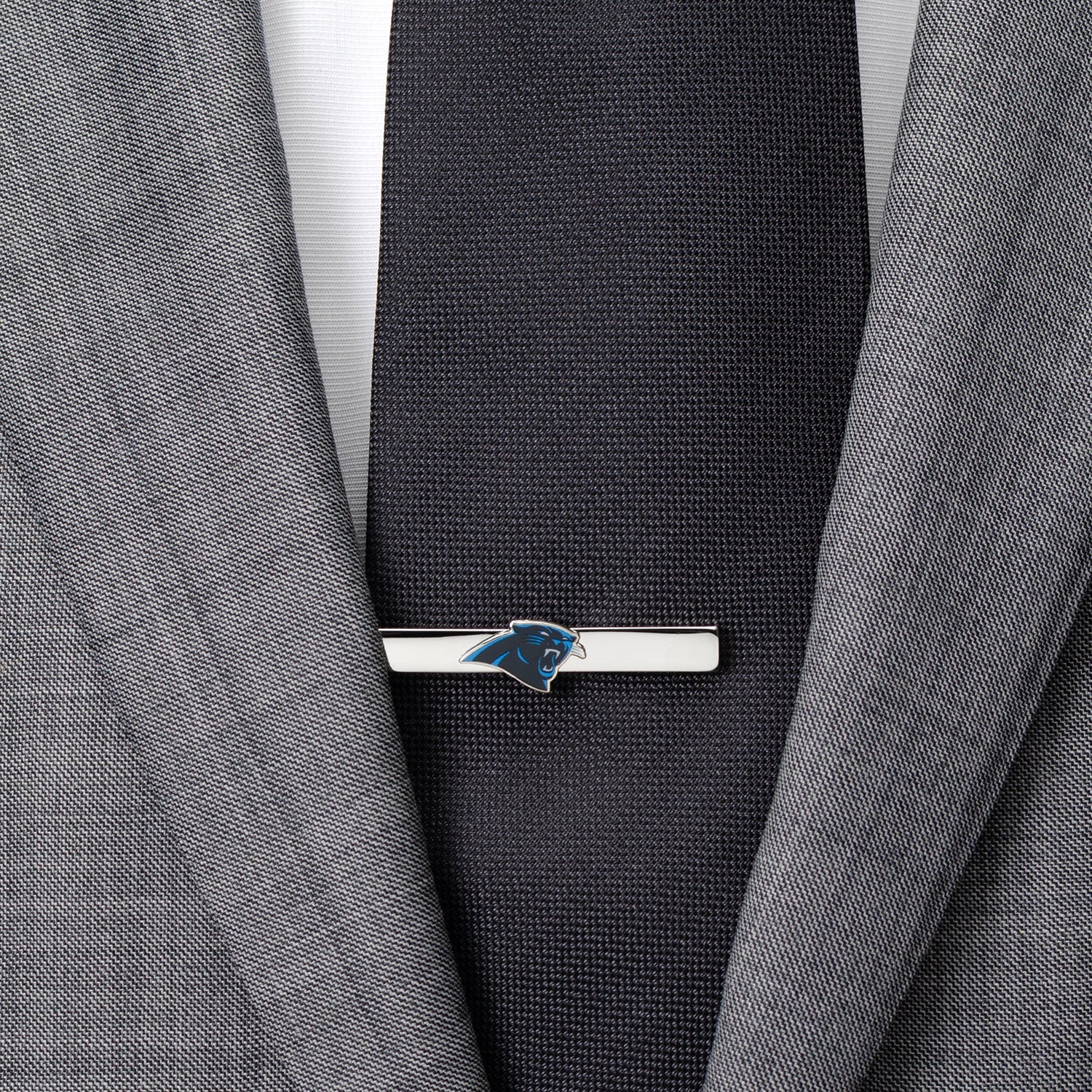 NFL Carolina Panthers silver tie clip with enamel team logo – JayPins