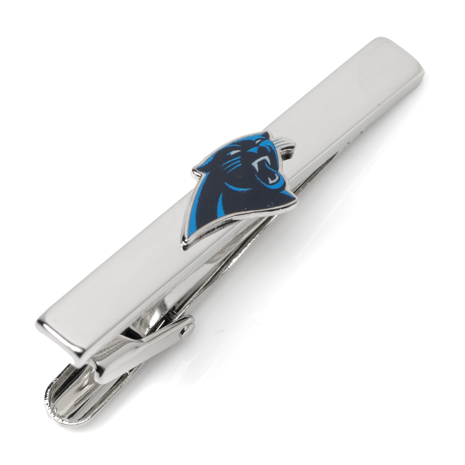 NFL Carolina Panthers silver tie clip with enamel team logo – JayPins