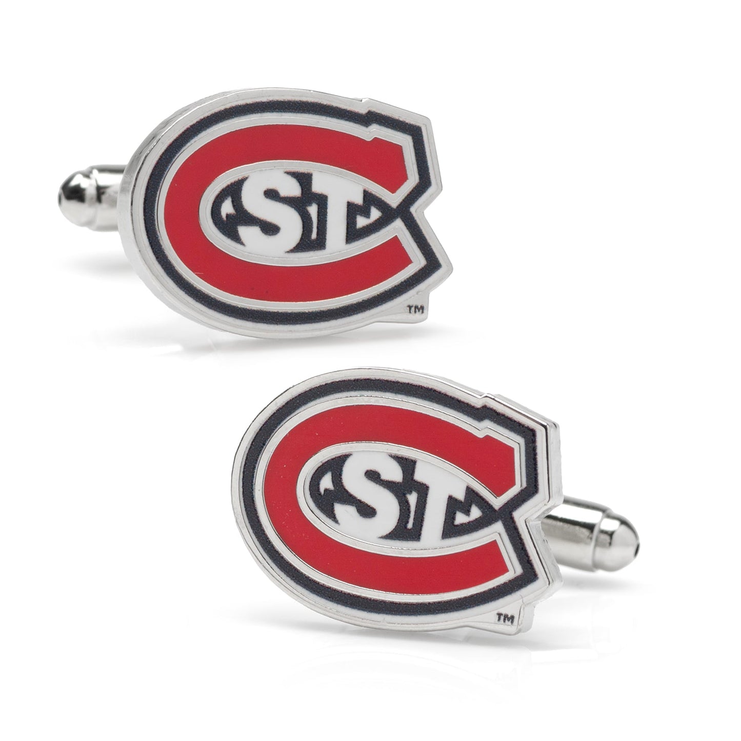 NCAA St. Cloud State Husky Mascot Cufflinks