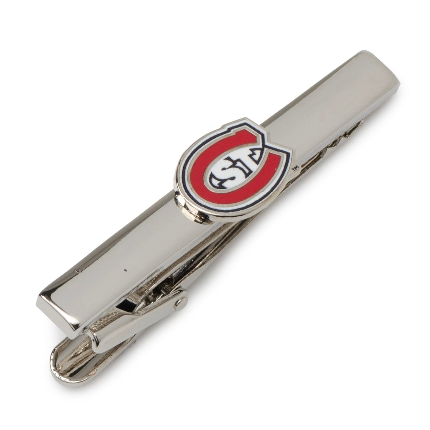 NCAA St. Cloud State Huskies Mascot Tie Clip – silver plated tie bar with team logo