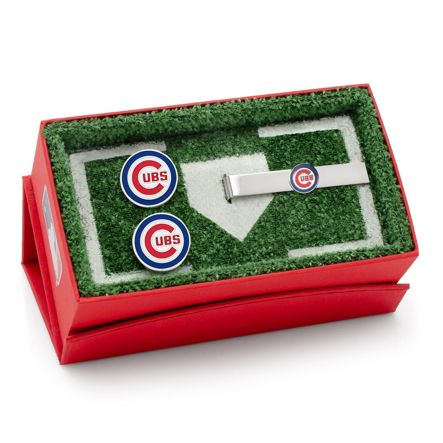 MLB Chicago Cubs Cufflinks and Tie Clip Gift Set