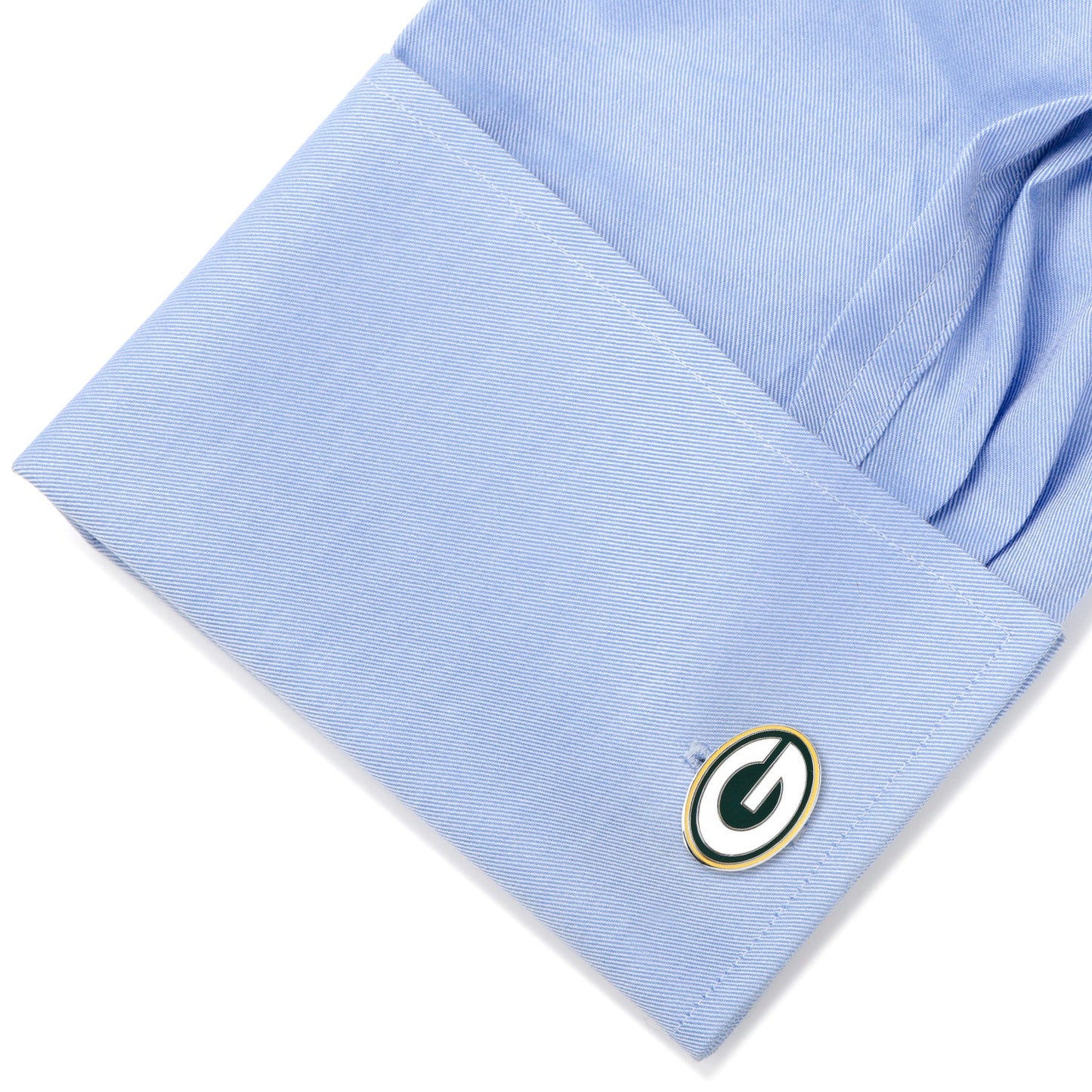 reen Bay Packers cufflinks and tie bar gift set with green and white enamel logo – JayPins.com