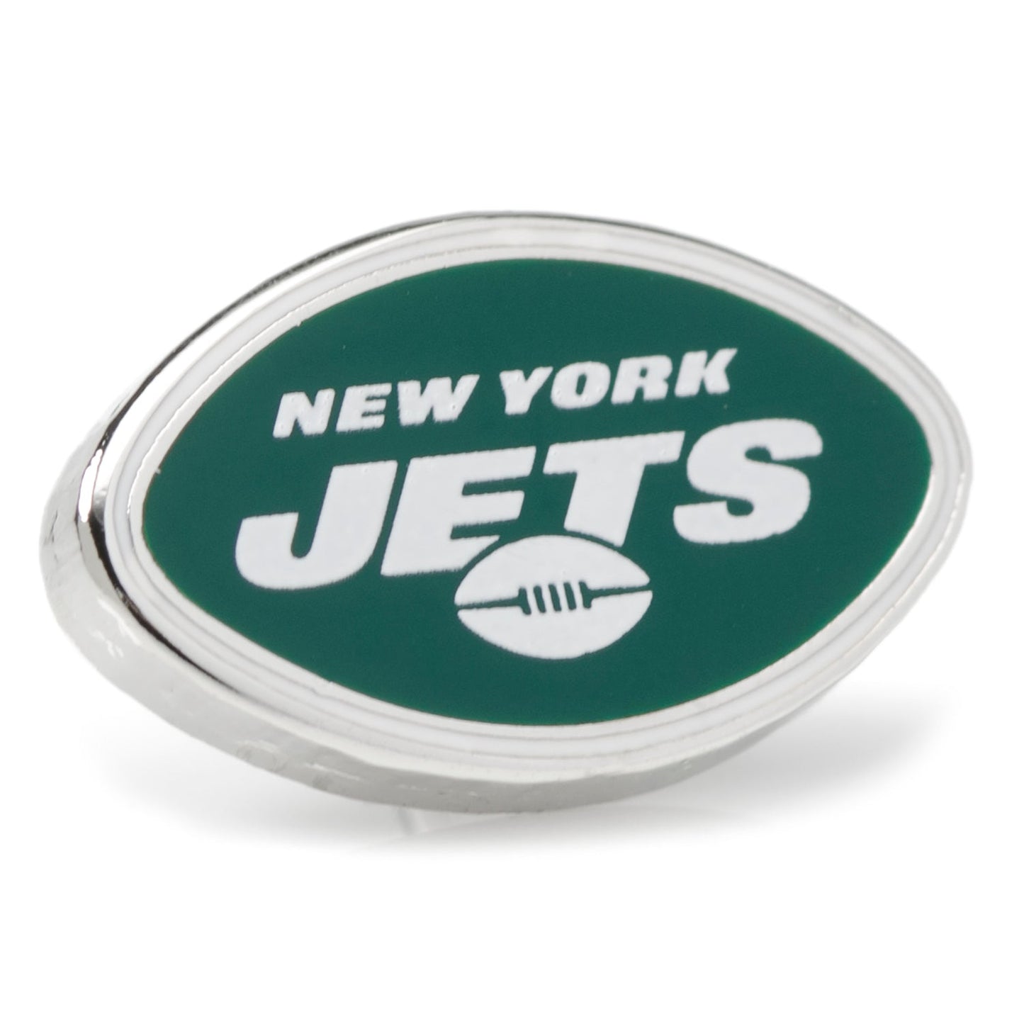 New York Jets lapel pin with green and white team logo – JayPins.com
