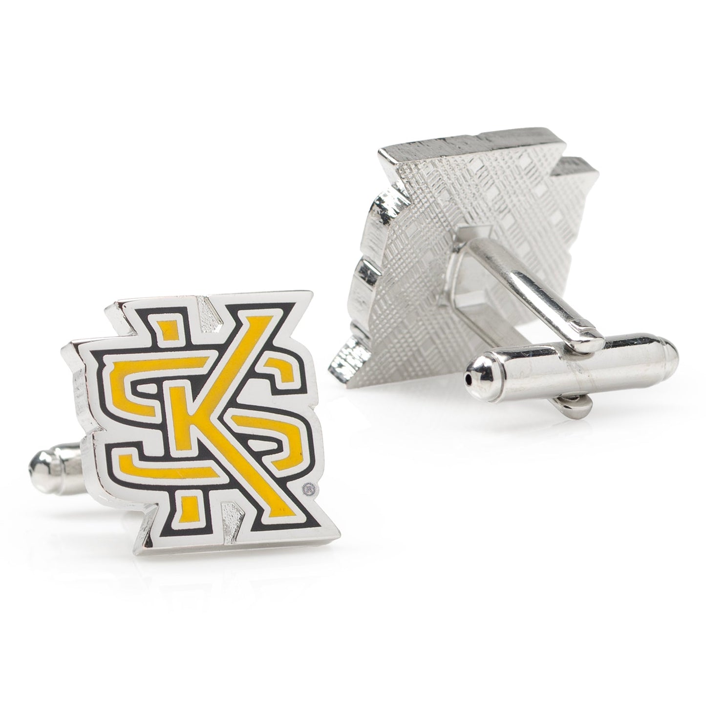 Kennesaw State University logo cufflinks – official NCAA men’s accessories