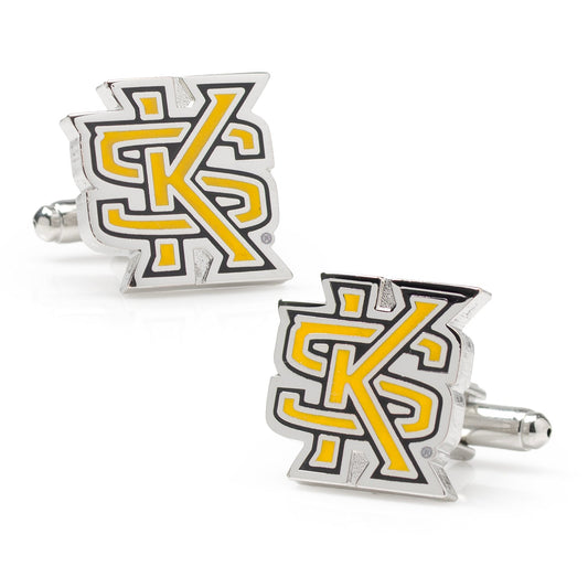 Kennesaw State University logo cufflinks – official NCAA men’s accessories