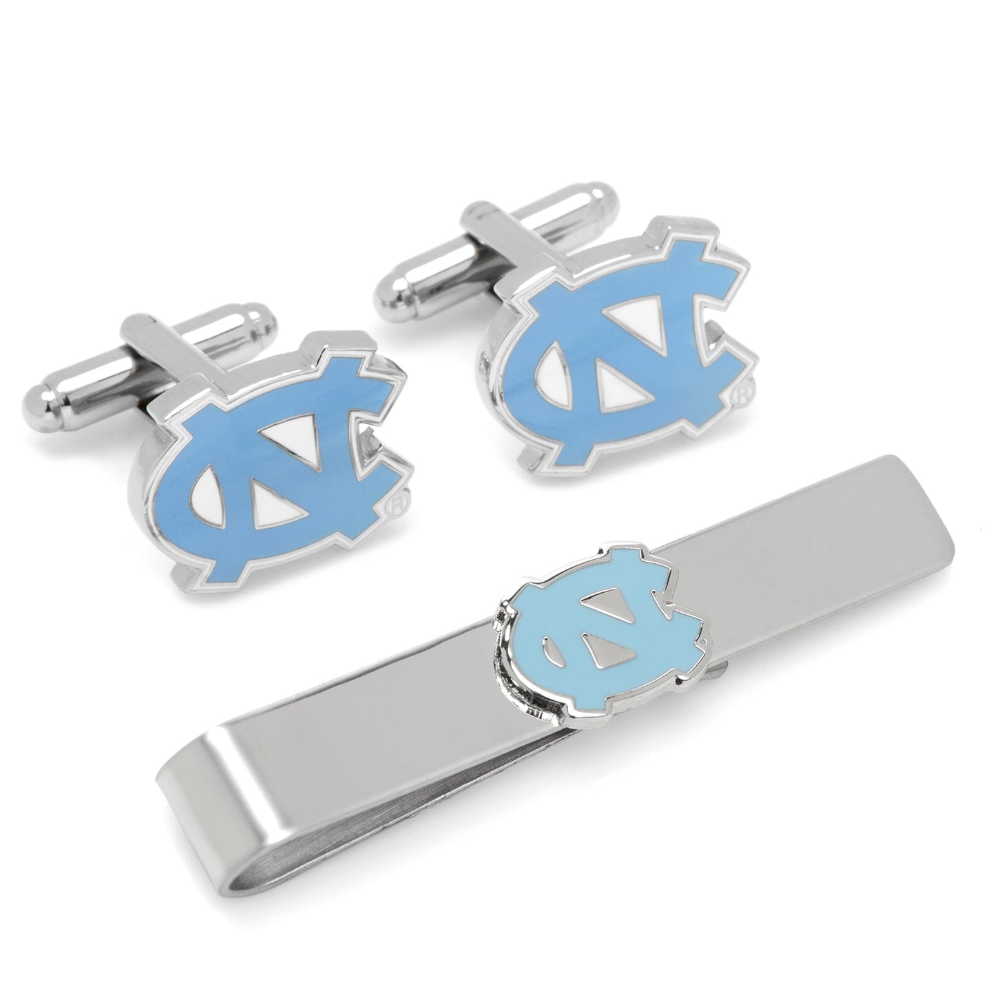 NCAA North Carolina Tar Heels Cufflinks and Tie Bar Gift Set