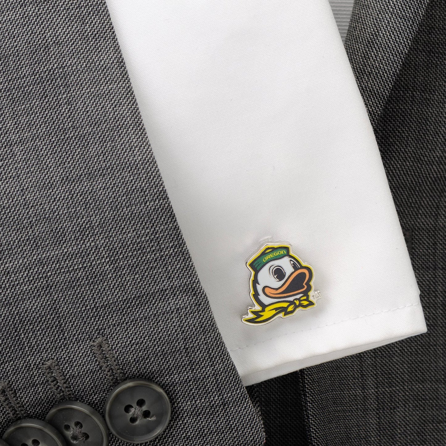 NCAA Oregon Ducks Mascot Cufflinks