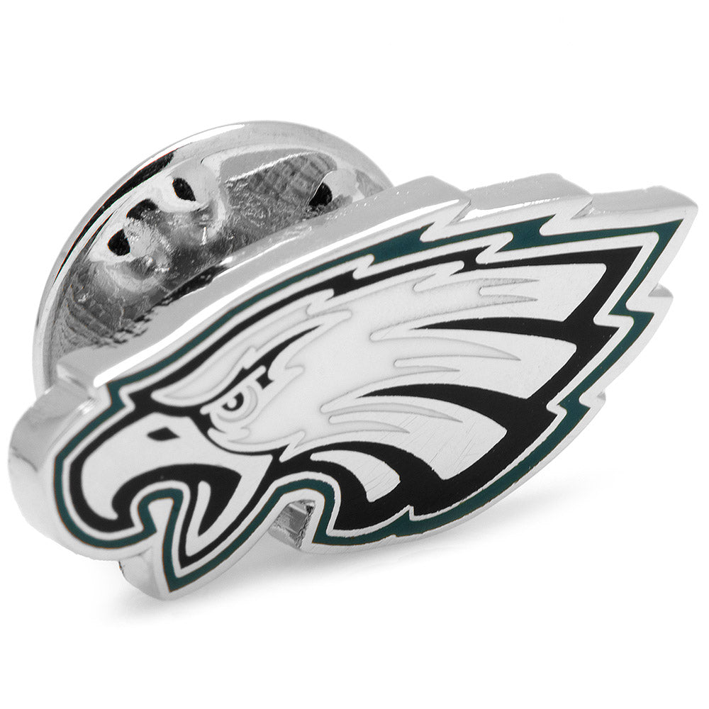 Philadelphia Eagles lapel pin with green and silver team logo – JayPins.com