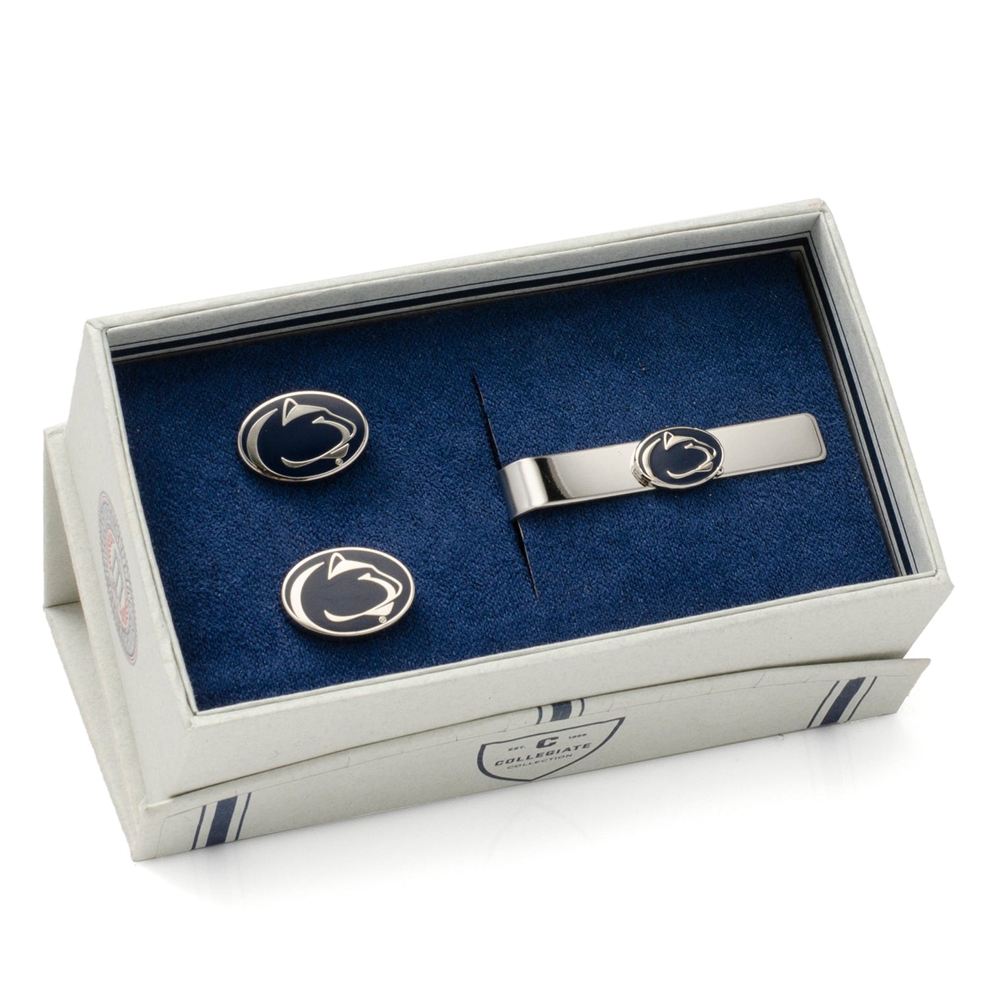 NCAA Penn State University Cufflinks and Tie Clip Gift Set