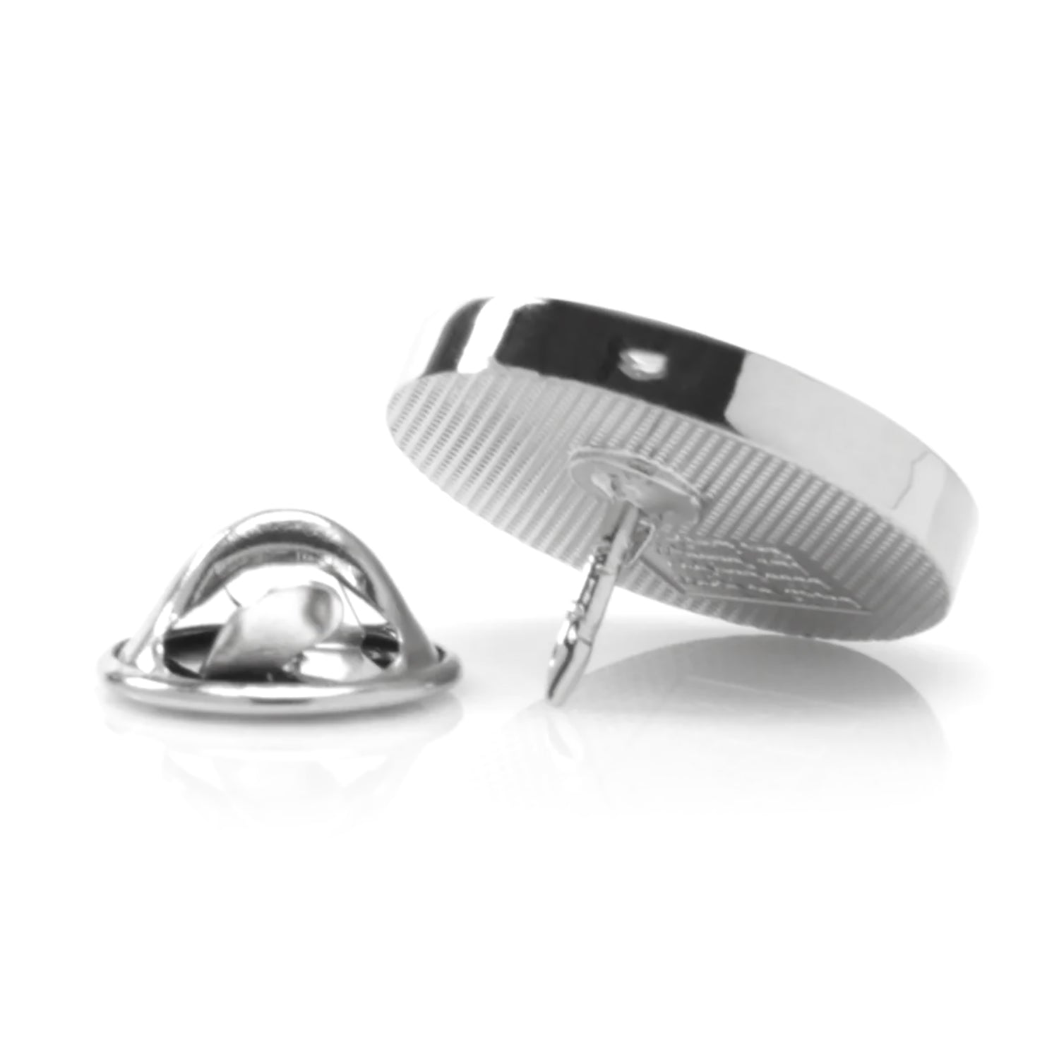 Metallic dome-shaped object on a white background