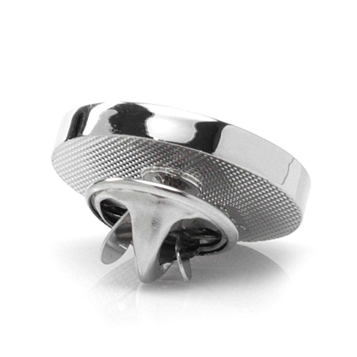 Metallic kitchen tool on a white background