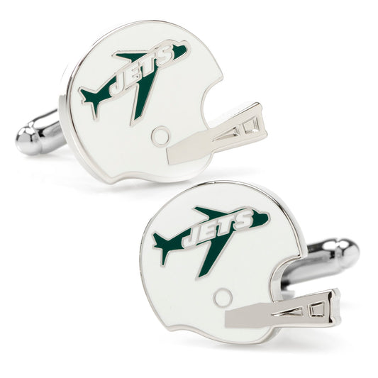 NFL New York Jets Retro Helmet Cufflinks
