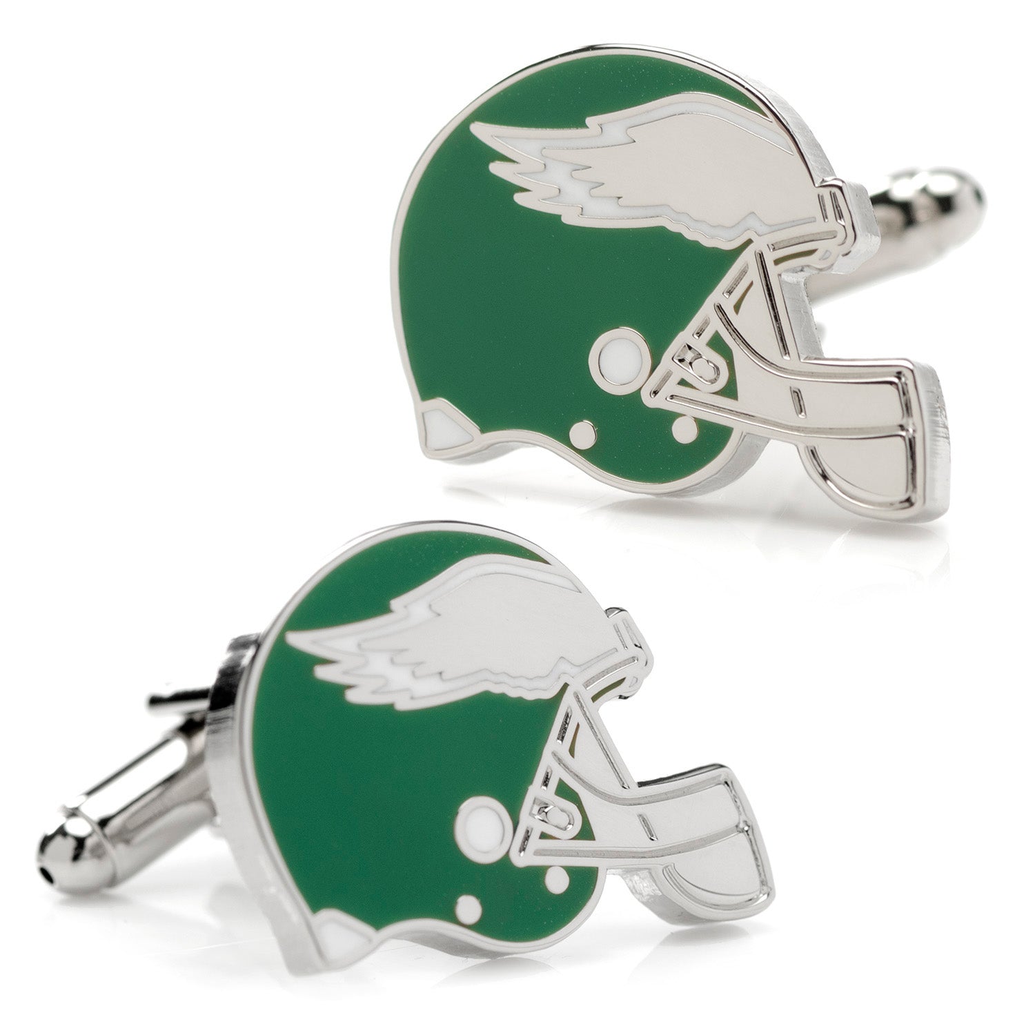 NFL Philadelphia Eagles retro helmet cufflinks official licensed