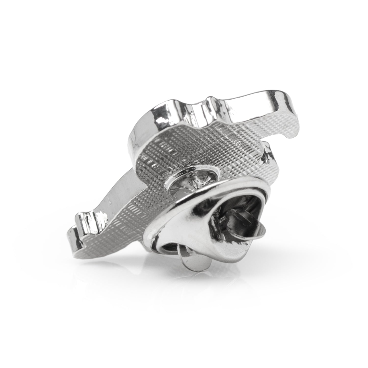 Features the iconic Rice University “R” logo in navy enamel