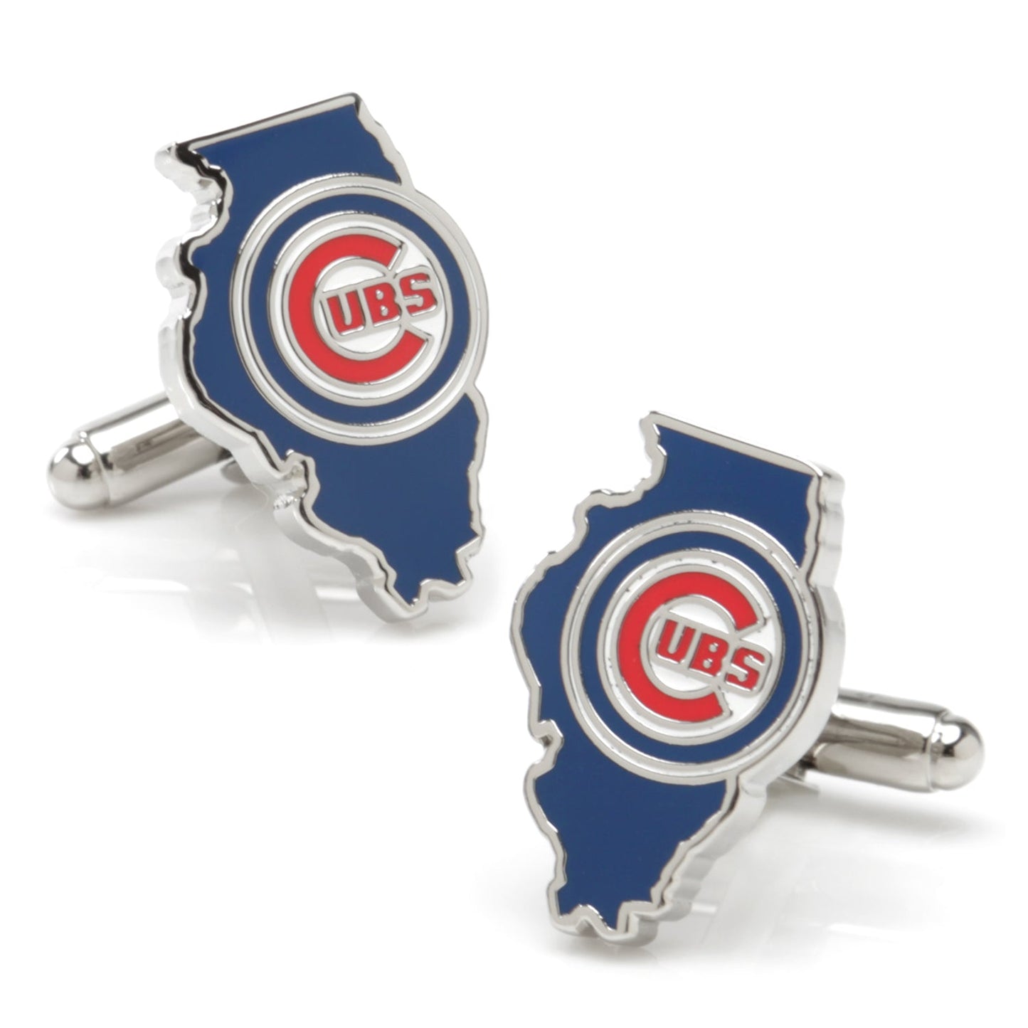 MLB Chicago Cubs State Shaped Cufflinks