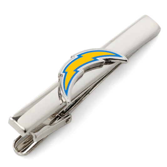 Los Angeles Chargers tie clip with official NFL logo in silver-plated finish – JayPins.com