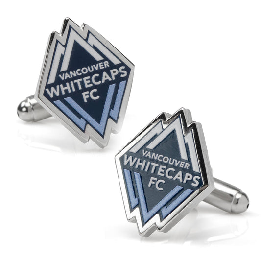 Vancouver Whitecaps FC cufflinks on a white background