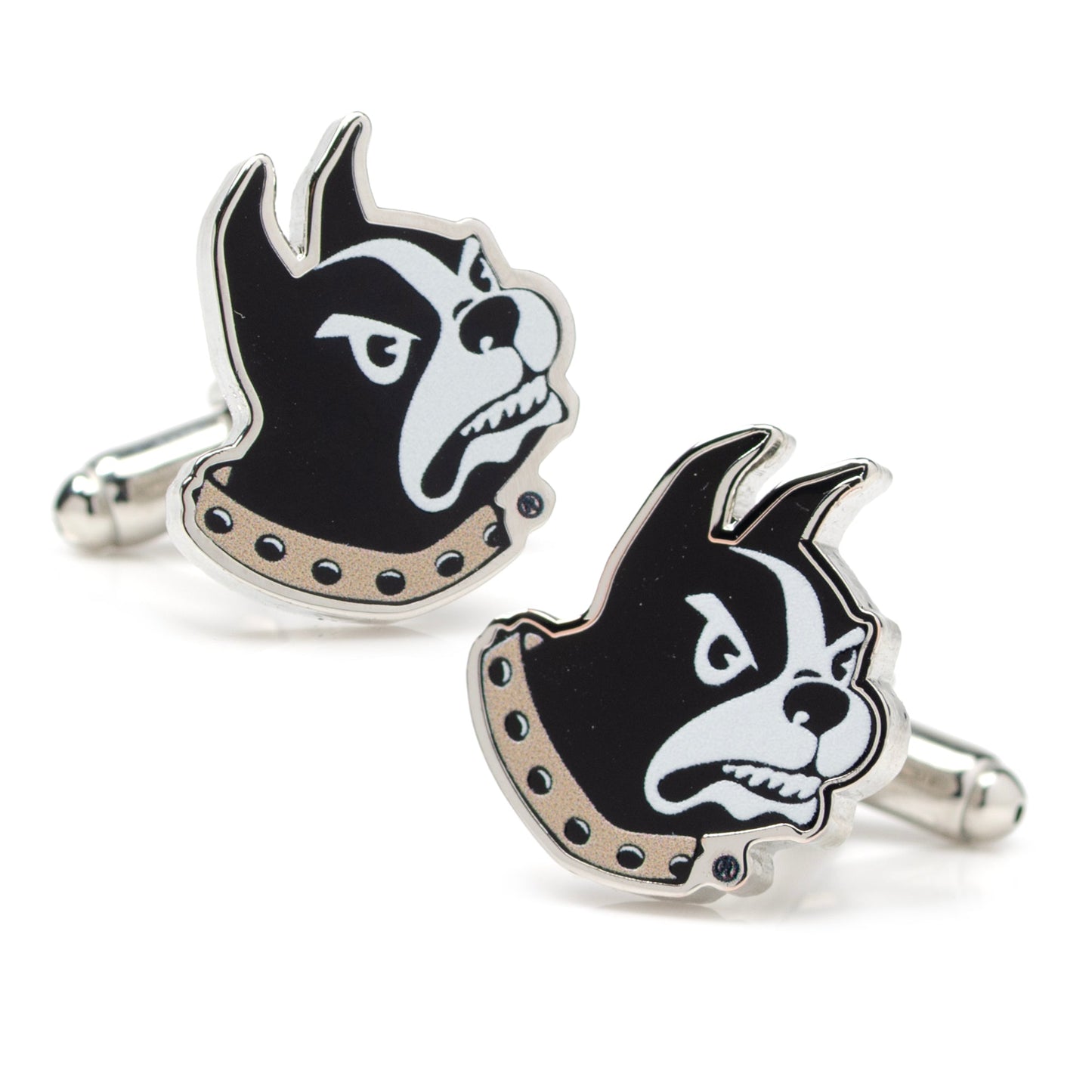 NCAA Wofford College Terrier Mascot Cufflinks