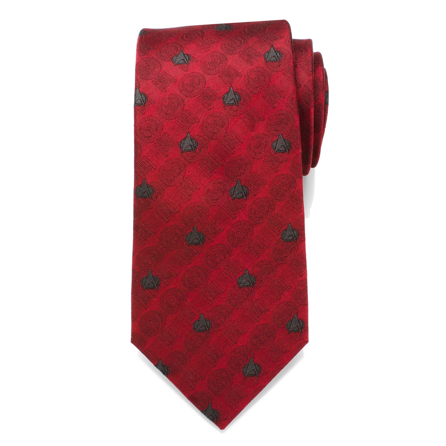 Star Trek TNG Red Delta Shield Men's Tie