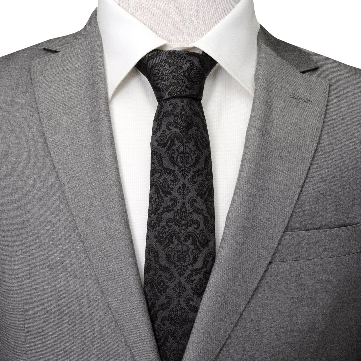 Star Wars Darth Vader Black Damask Tie