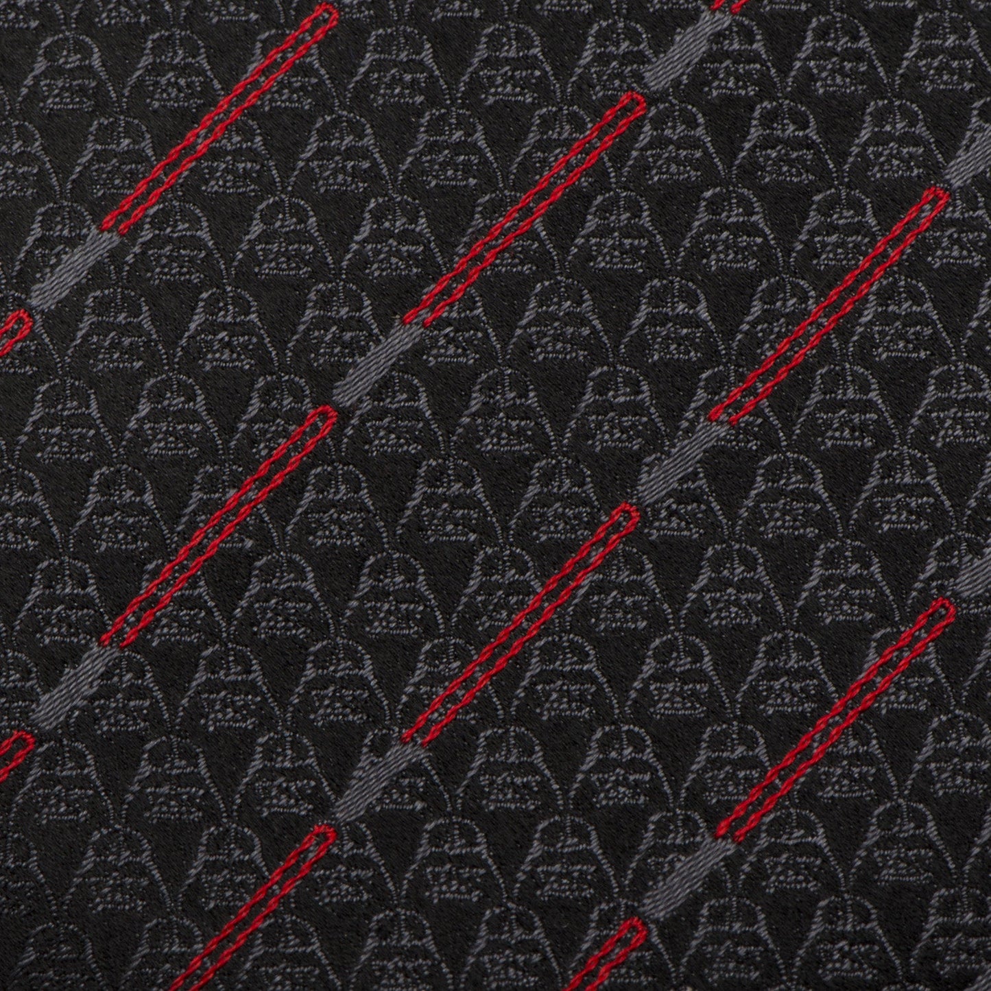Star Wars Darth Vader LIGHTSABER Black and Red Striped Tie