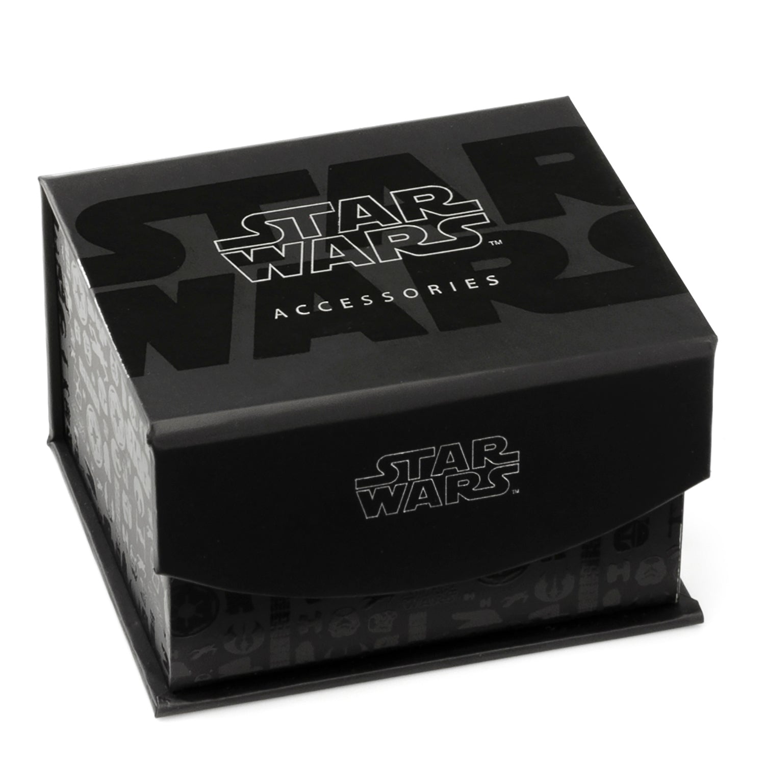 Black box with 'Star Wars' branding on a white background