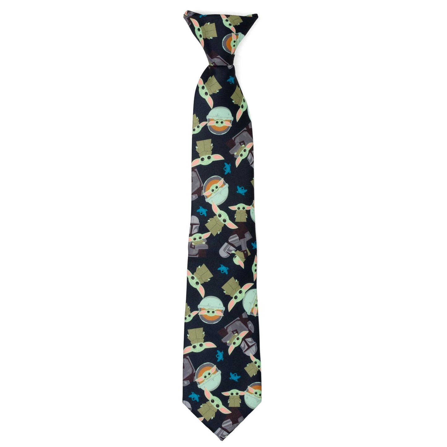 Mando Grogu Navy Boy's Tie