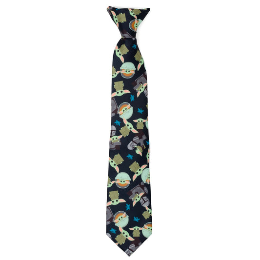 Mando Grogu Navy Boy's Tie