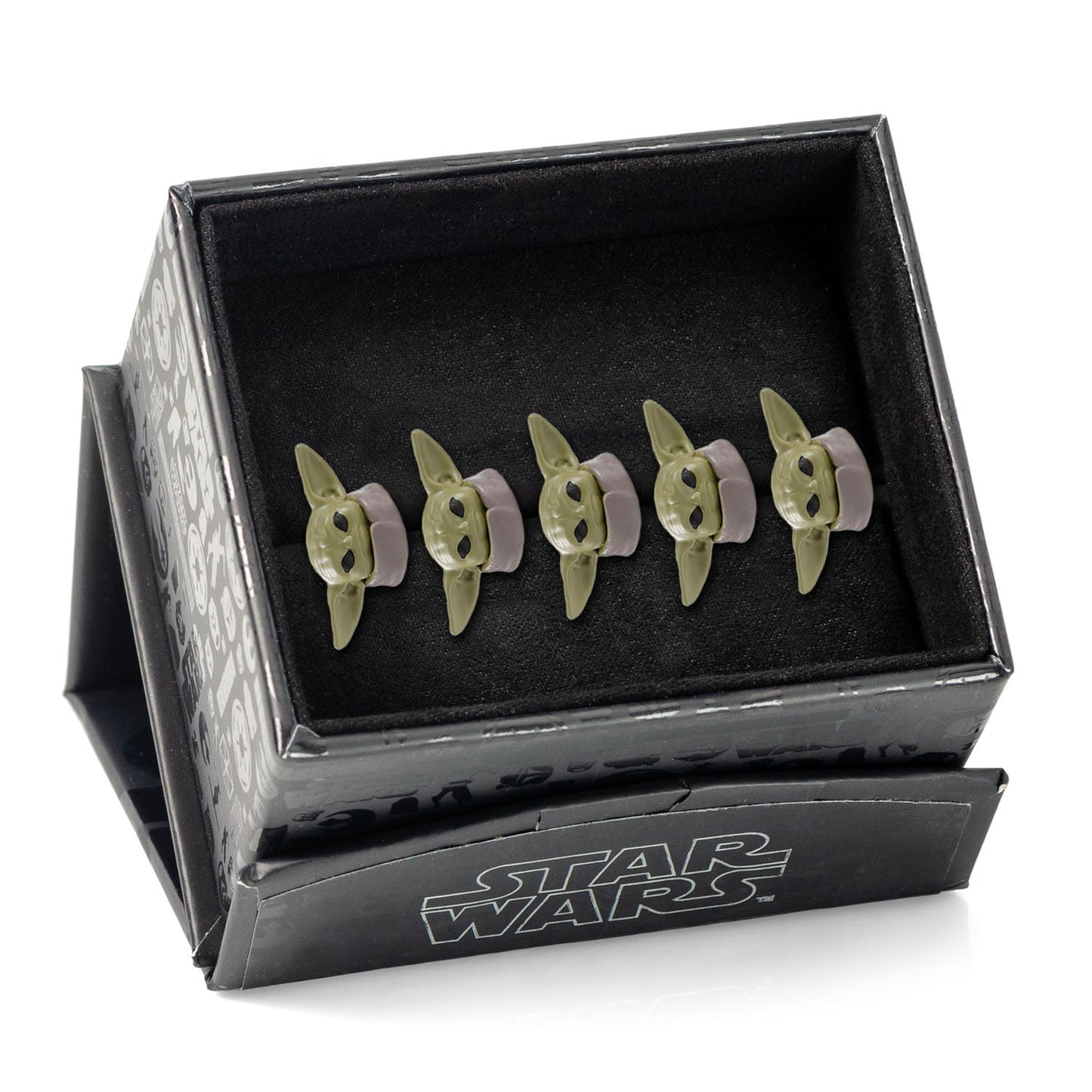 Set of earrings in a 'Star Wars' branded box