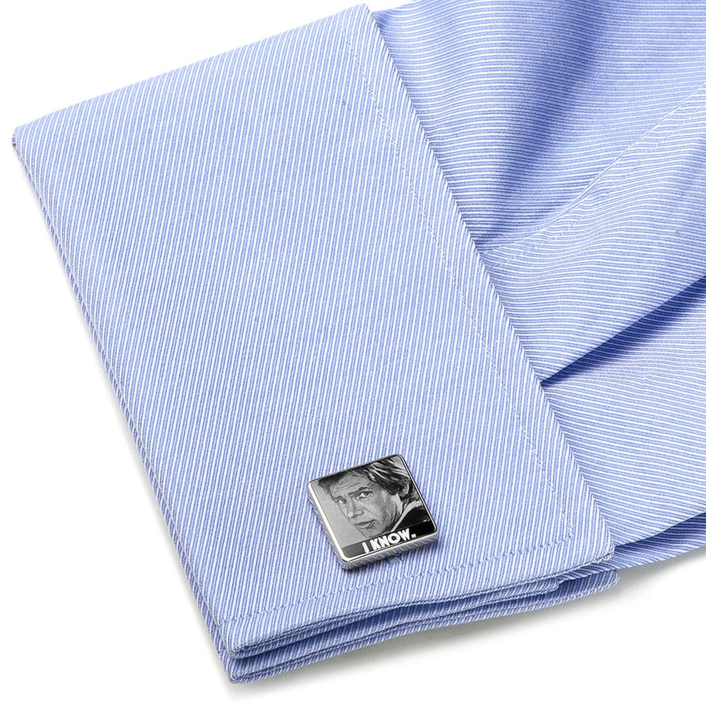 Star Wars Princess Leia and Han Solo "I Love You / I Know" Photo Cufflinks